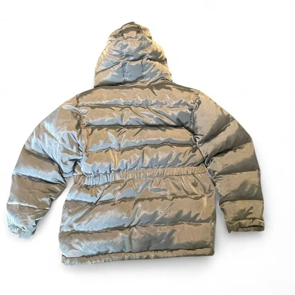 GAP Kids Metallic Silver Puffer Coat - Picture 7 of 7